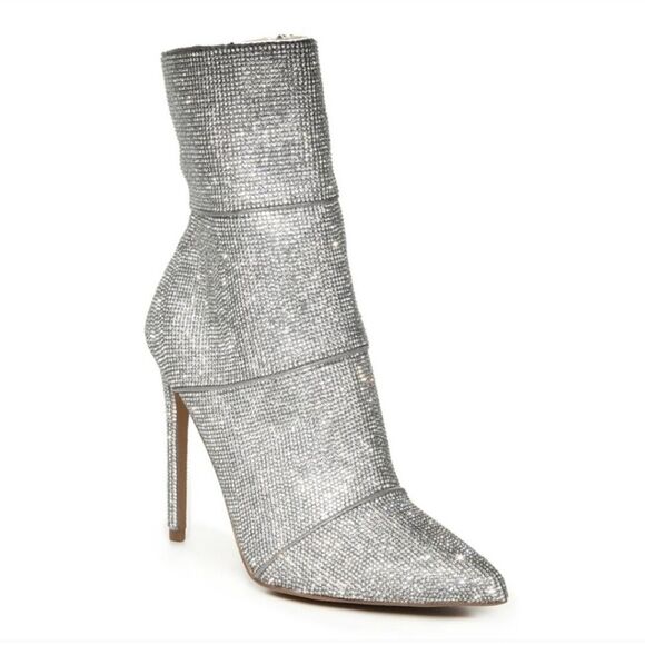 Steve Madden Shoes - Steve Madden Winona Rhinestone Booties sz 6.5